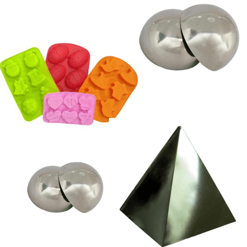 Moulds for soap, candles and bath bombs