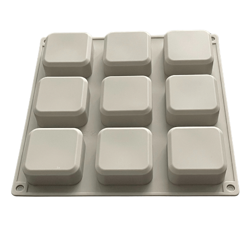 Beige Square 9 cavity mould