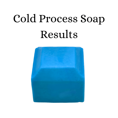 Blue soap created with Capri Neon Powder MMO