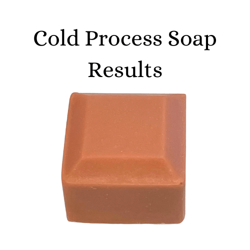 Soap Cube coloured caramel with Delicacy Mica MMO