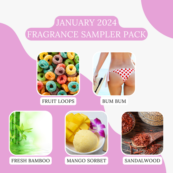 January 2024 Fragrance Sampler Set Heirloom Body Care