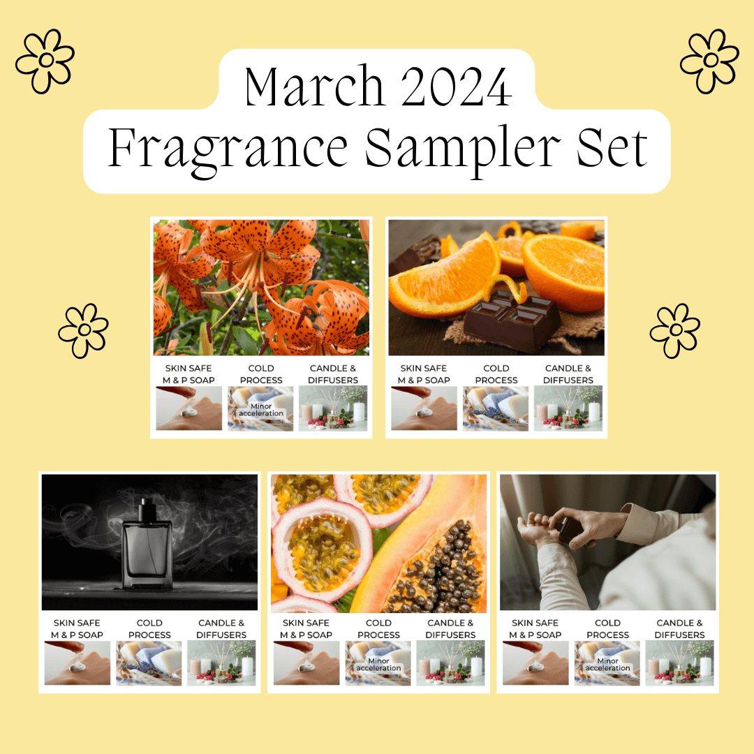 Lily, chocolate orange, Joop Homme Tyoe, Passionfruit Papaya fragrance samples