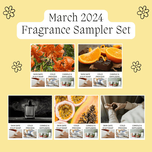 Lily, chocolate orange, Joop Homme Tyoe, Passionfruit Papaya fragrance samples