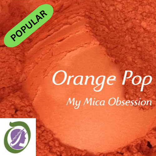 Bright Orange sample of Orange Pop Mica MMO