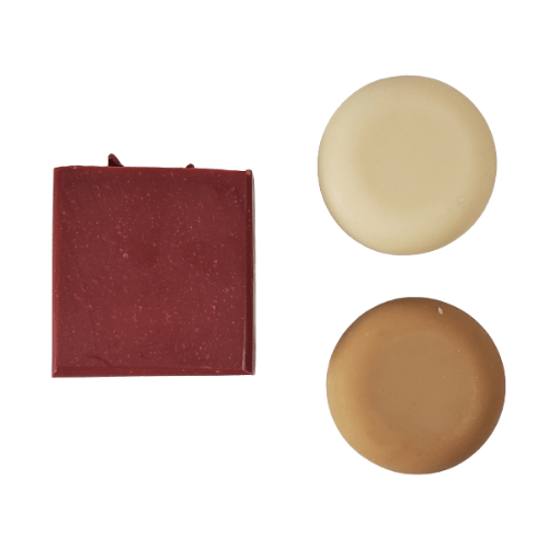 Red Frogs Fragrance Oil in soap showing minor discolouration