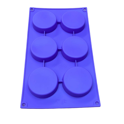 Purple mould back with 6 bases