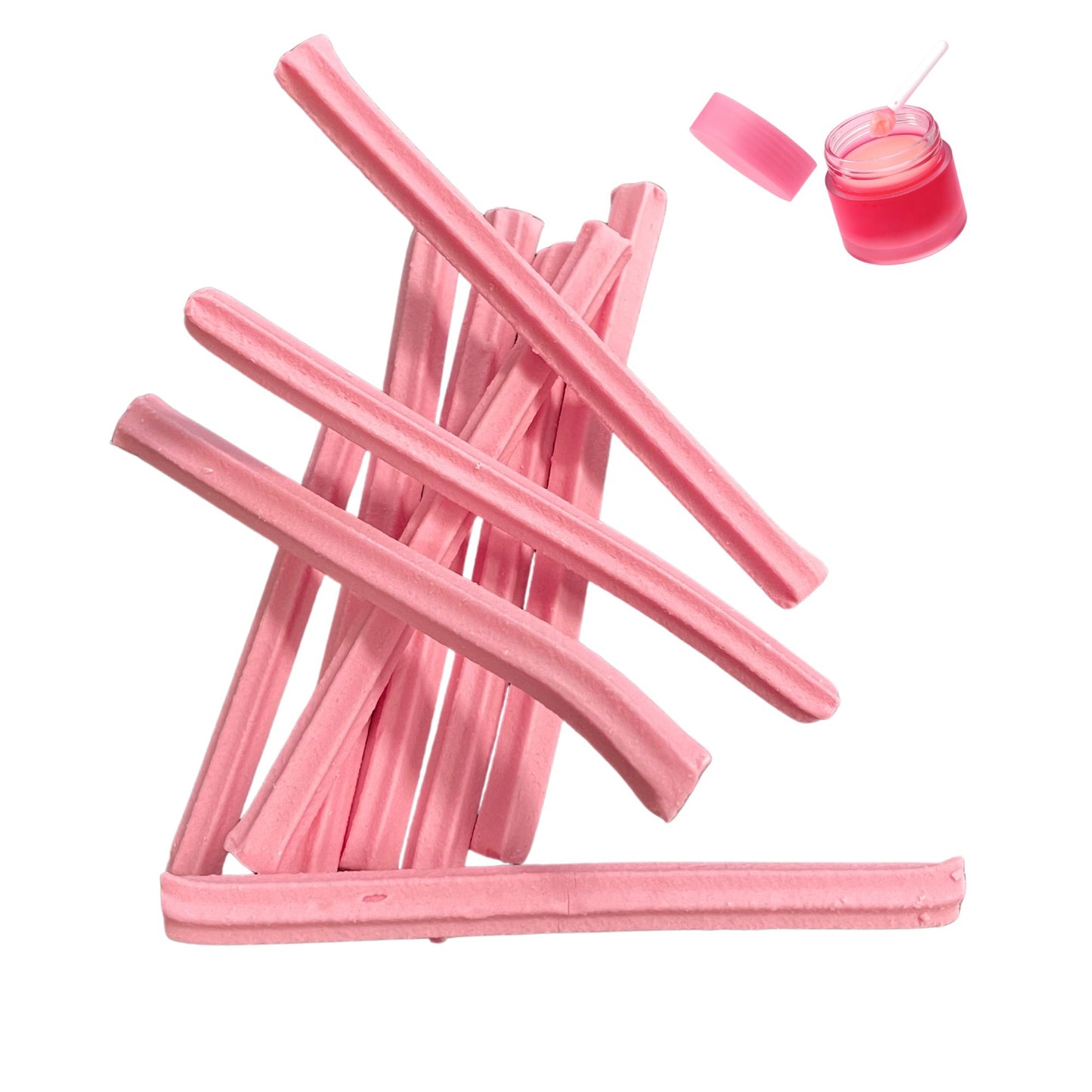 Musk sticks with pink lip balm