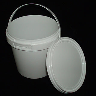 1.1 Litre White Plastic Bucket