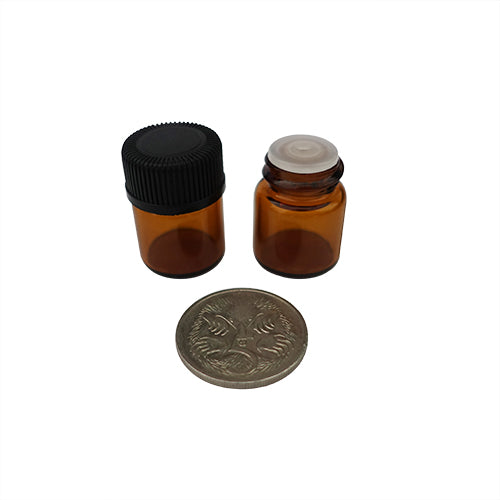 1ml Sample Amber Glass Bottle
