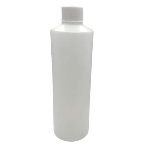 500ml natural bottle and white lid