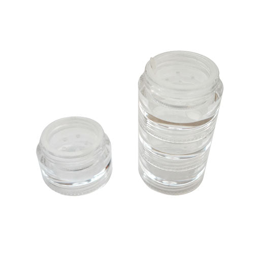 5gm Stackable Makeup Pot - Middles with sifters(only)