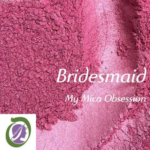 Deep pink sample of Bridesmaid Mica MMO
