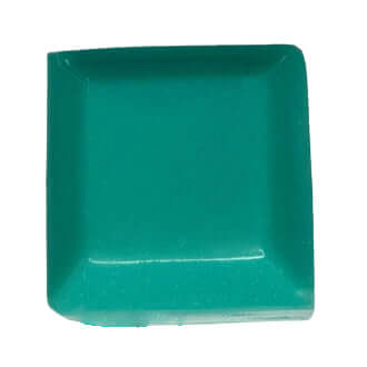 Pretty green soap sample to show usage of Chameleon Green Mica in soap
