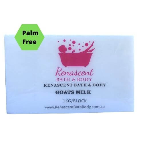 Goats Milk Soap Base - Palm Free - Renascent