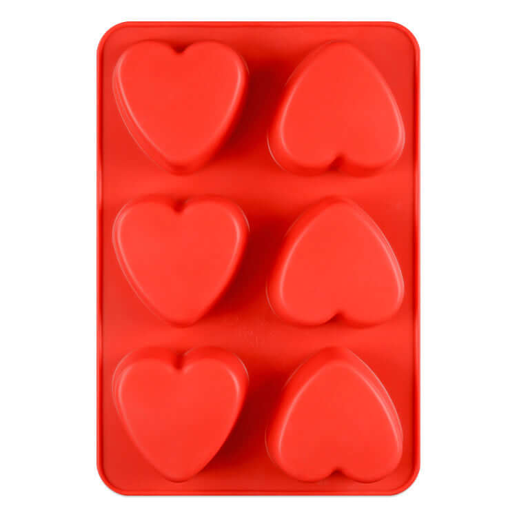 Heart Mould 6 Cavity