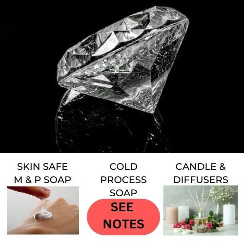 A diamond ring depicting Lady Million Type Fragrance Oil