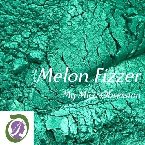 Melon Fizzer sample of light green mica