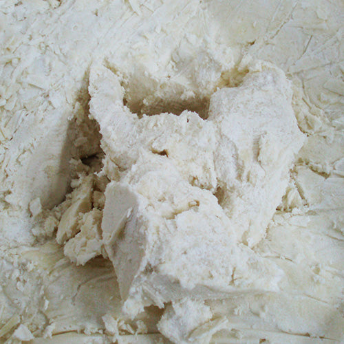 Cream coloured sample of Shea Butter-UNREFINED Certified Organic Fair Trade