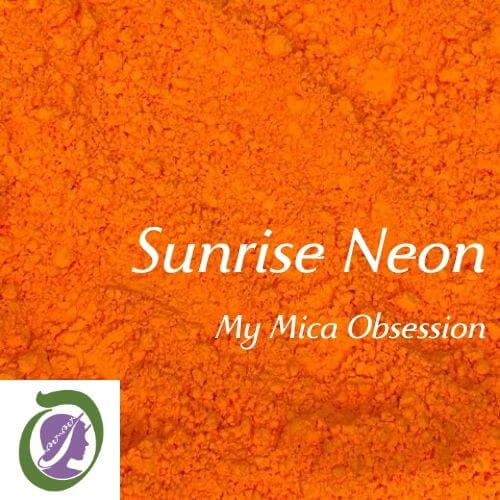 Orange neon colour sample of Sunrise Neon colour