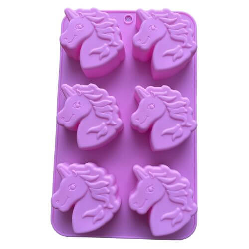 Unicorn Soap Mould (6 Cavity)