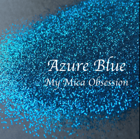 Azure Blue Metallinc Glitter MMO