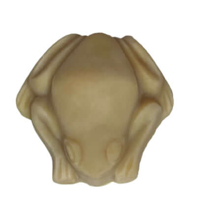 Soap made with Black Magic Fragrance Oil showing beige results