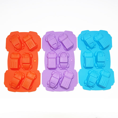 Small Silicon Car Mould - 6 Cavity
