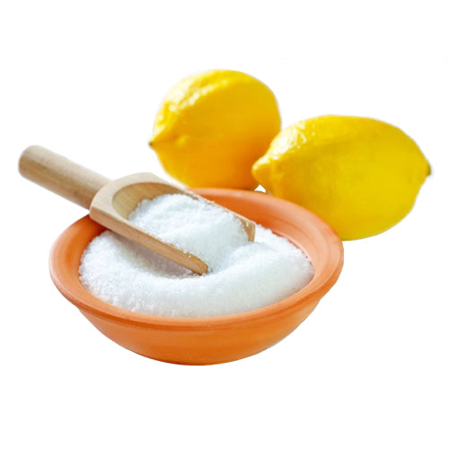 White Citric Acid granules in an orange bowl in Penrith NSW