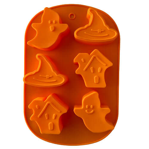 Halloween 6 cavity Assorted Mould