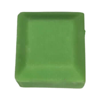 Lime green lime spider mica soap cube