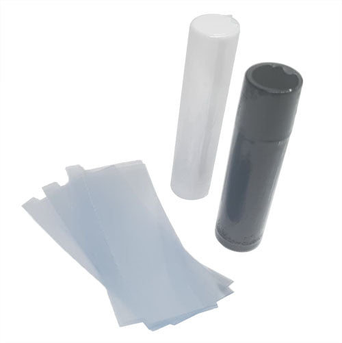 Lip balm tube shrink sleeves - clear plastic sleeves