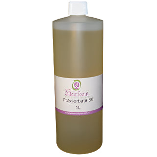 Polysorbate 80 is a light-yellow liquid in a bottle