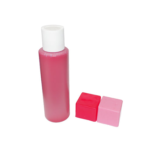 Red Liquid Soap Colour in a bottle and melt and pour soap samples