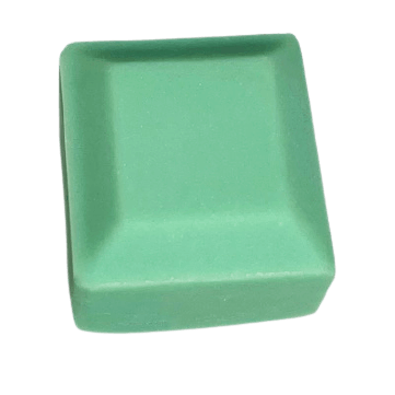 Green soap made with sea mist mica