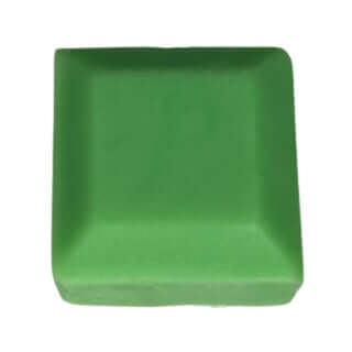 Shamrock shimmer coloured soap to show the green result