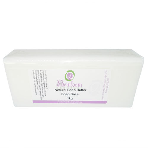 Soap Base Shea Butter Natural is an elegant base to make your creations  from - Heirloom Body Care