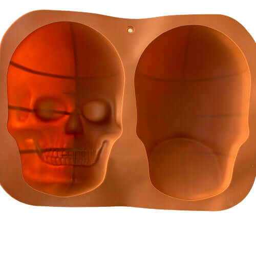 Skull mould lifesize back