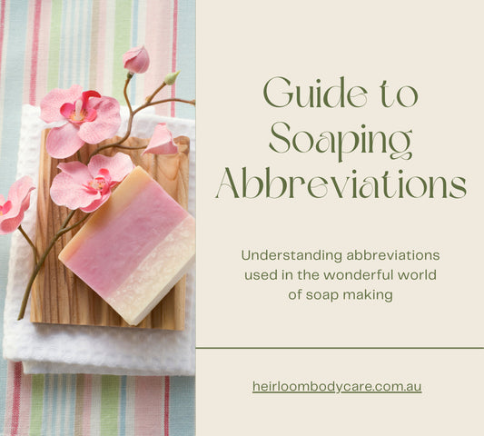 Soaping Abbreviations