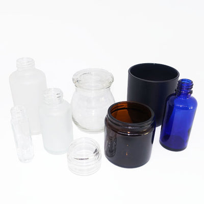 Display Glass Bottles &amp; Jars