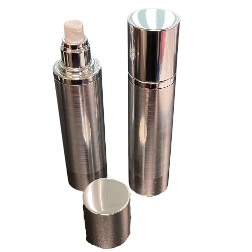 *100ml Silver Airless Pump Bottle