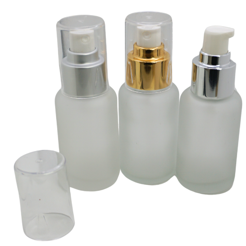 Frosted Glass Bottle - 50ml and Overcap