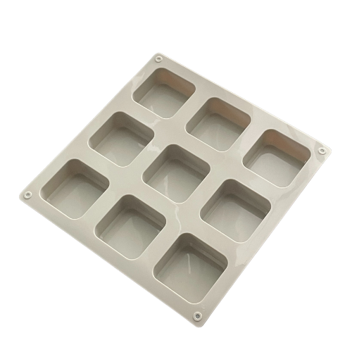  Beige Square 9 cavity mould