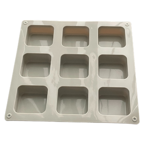  Beige Square 9 cavity mould