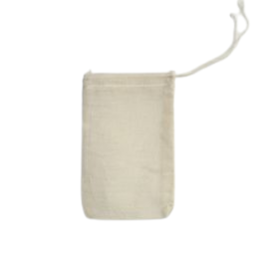 Muslin Bag 3"x5" (7.5cm x 13cm)