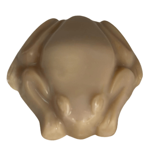 Tan soap to show the colour Poached Pear Fragrance Oil will turn in soap