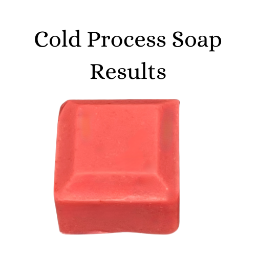 Red Apple Mica Cold Process Soap Test Results