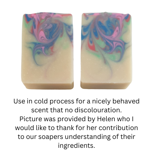 Soap made with springing essential oil blend