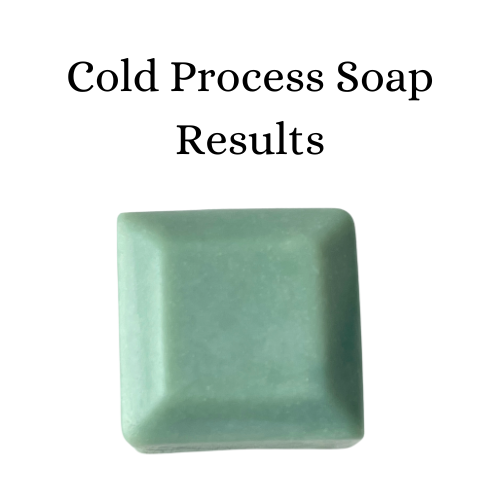 Tree Leaf Mica Cold Process Soap Test Results