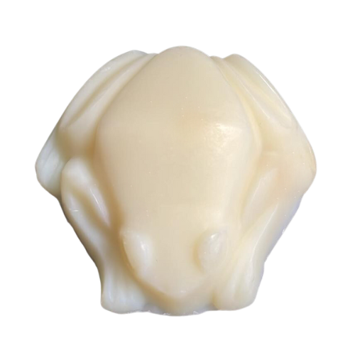 White soap showing True Rose Fragrance Oil does not discolour