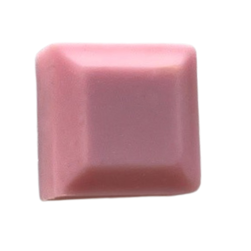 Soap cube made pink with bridesmaid mica